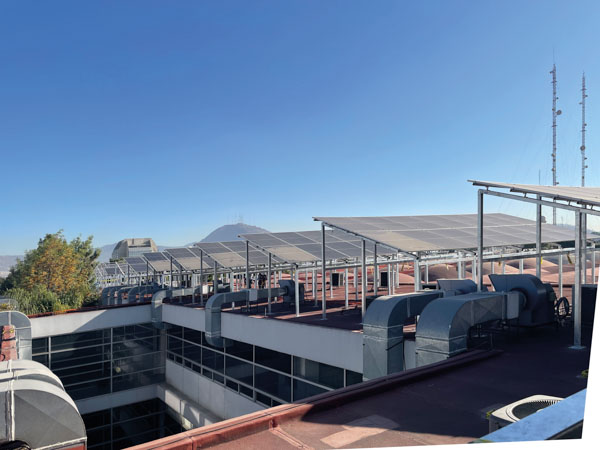 mexico city solar panel array